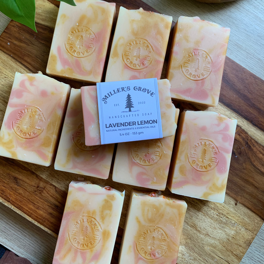 lavender lemon soap - millers grove