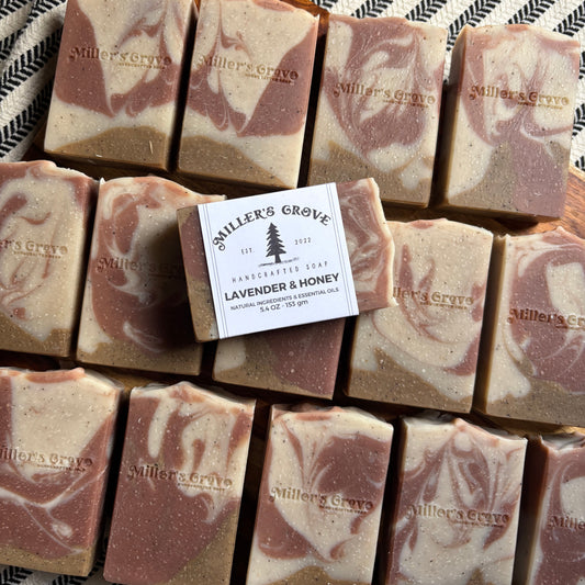Lavender & Honey Soap Bar - Miller's Grove