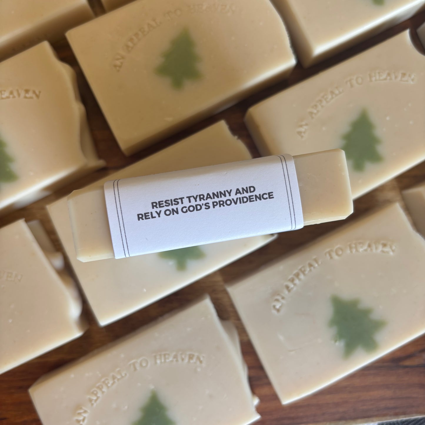 White soap bar. Miller’s grove 