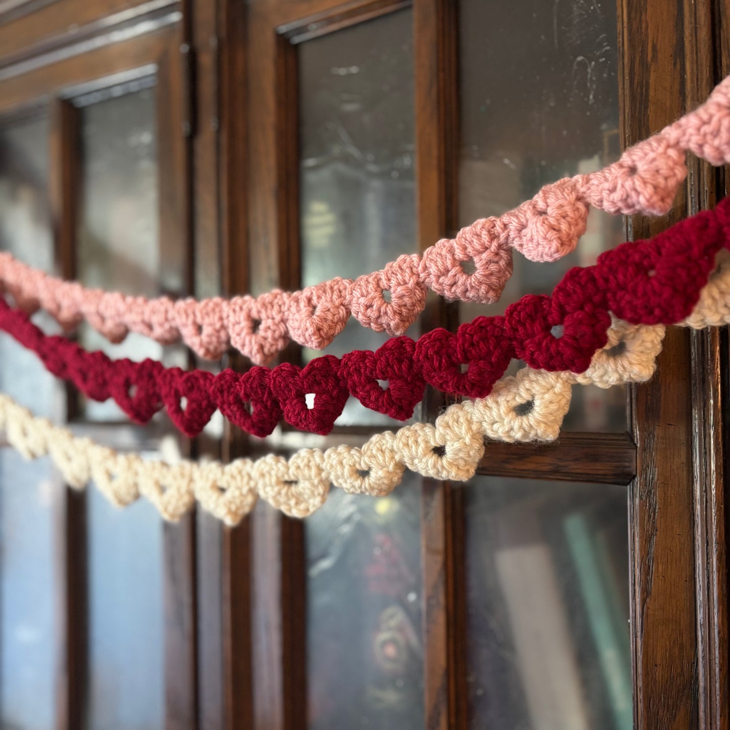 valentine garland. 