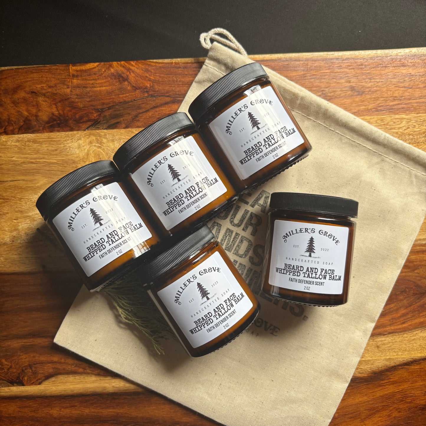 BEARD and FACE Whipped Tallow Balm 2 oz