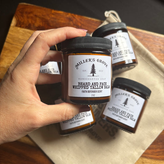 BEARD and FACE Whipped Tallow Balm 2 oz