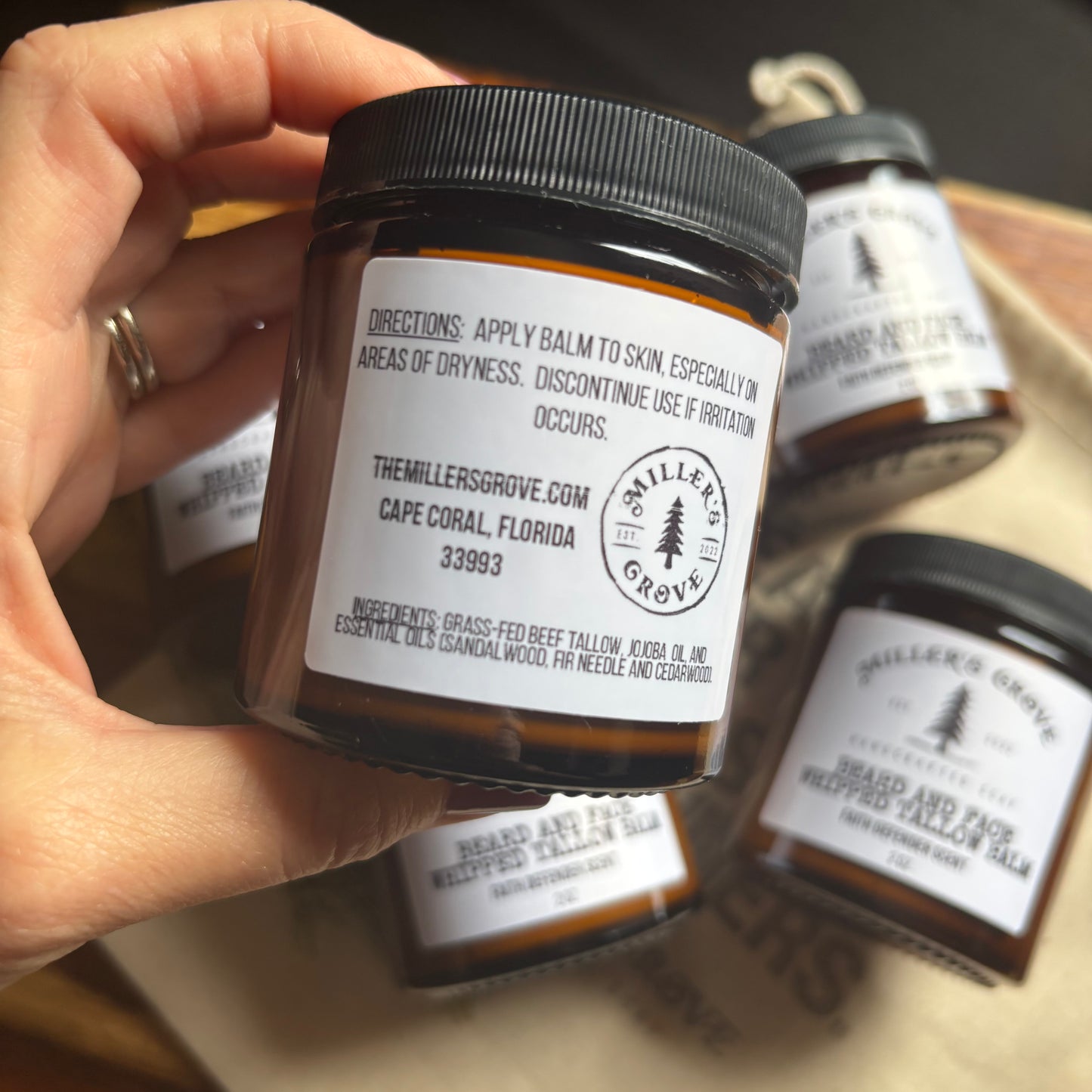 BEARD and FACE Whipped Tallow Balm 2 oz
