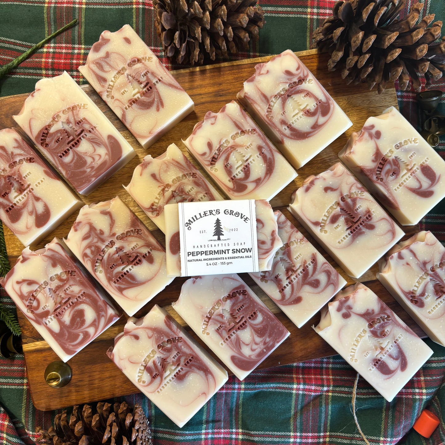 Peppermint Snow Soap Bar