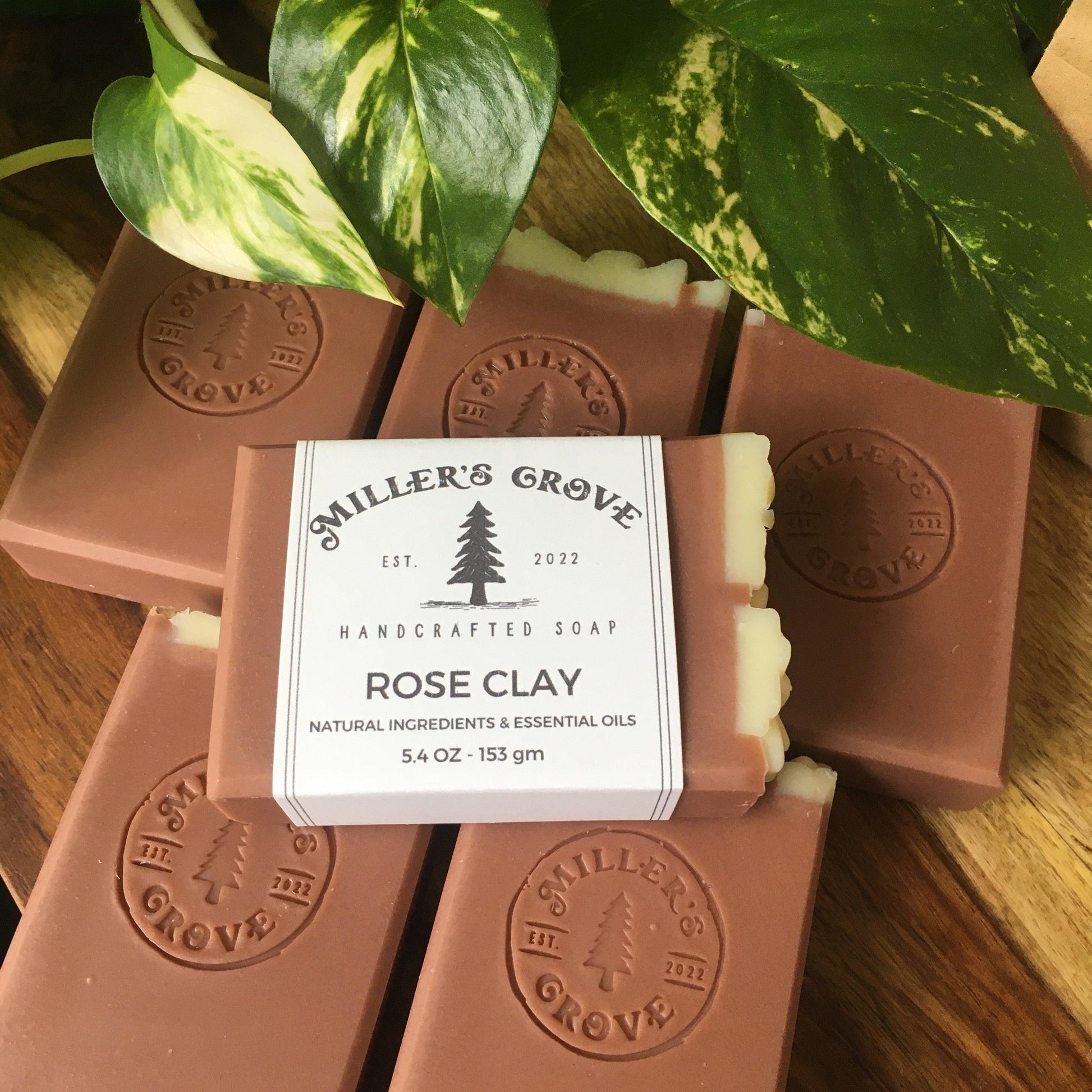 Rose Clay Bar Soap - Miller's Grove